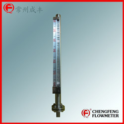 UHC-517C  turnable flange connection Magnetical level gauge [CHENGFENG FLOWMETER] alarm switch & 4-20mA out put Stainless steel tube